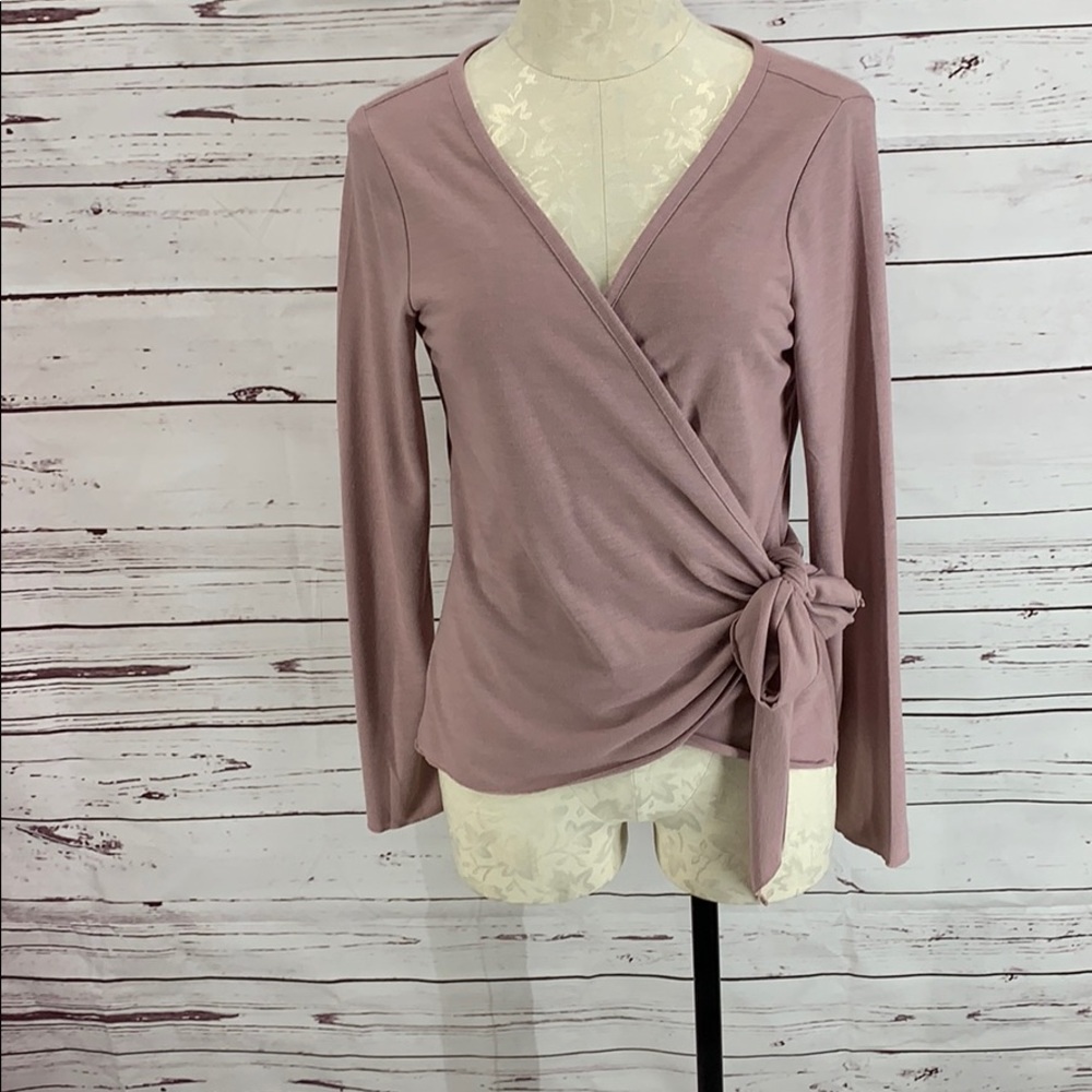 J-Jill blush wrap shirt